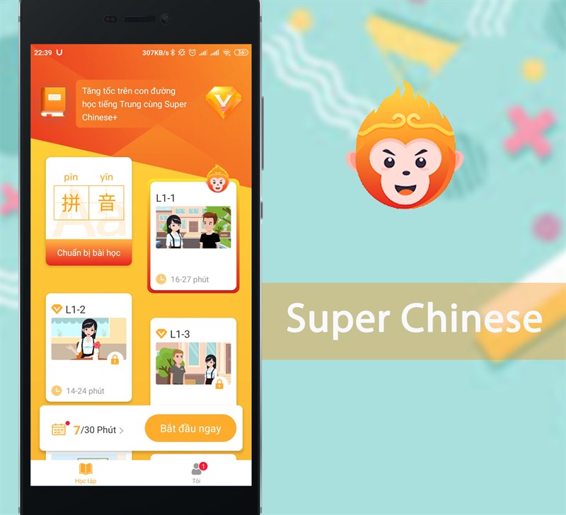Phần mềm đọc văn bản tiếng Trung online Super Chinese