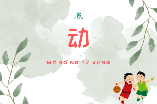 Mở rộng vốn từ tiếng Trung với “动”