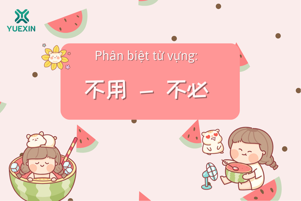 Phân biệt từ vựng: 不必 - 不用