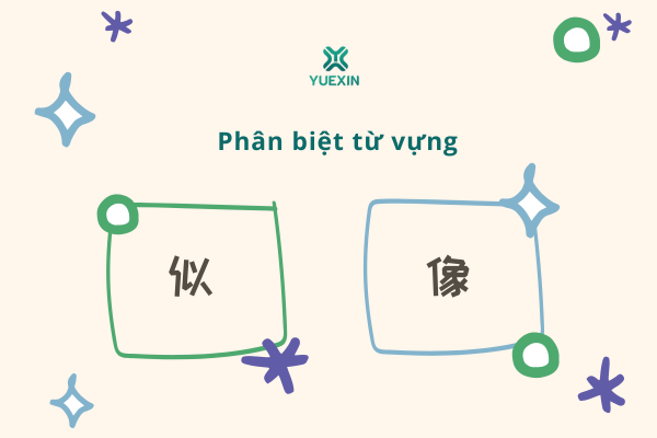 Phân biệt từ vựng: 似 - 像