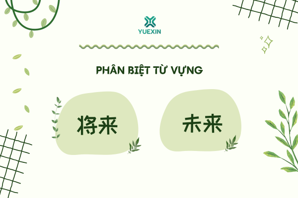 Phân biệt từ vựng: 将来 - 未来